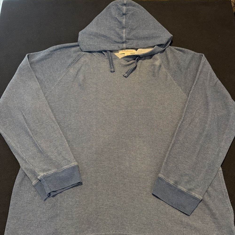 Tommy Bahama Blue Pullover Hoodie Mens XXL